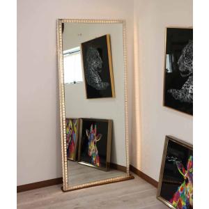 イタリア ミラー 壁掛け スタンドミラー シルバー 姿見 完成品 鏡 DIBI