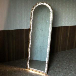 イタリア ミラー 壁掛け スタンドミラー シルバー 姿見 完成品 鏡 DIBI