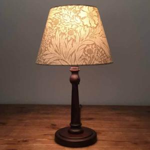 テーブルランプ タッチランプ スズラン・レッド 2灯 三段調光 タッチ