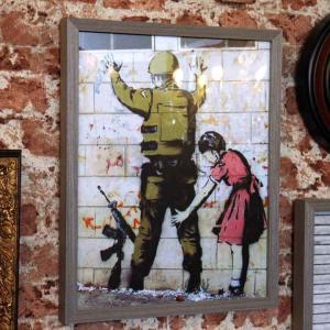 アートパネル おしゃれ バンクシー Wither Banksy アートポスター