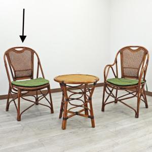 ラタン一人がけソファ アームチェア 軽量 ソファー リバーシブル