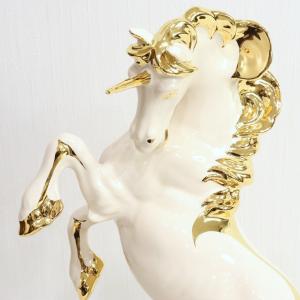 陶器 動物 ユニコーン 置物 イタリア製 完成...の詳細画像2