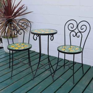 イタリア テーブルセット ガーデン 5点セット 90cm ニーノパルッカ イタリア テーブルセット 風景 ガーデンテーブル チェア 5点