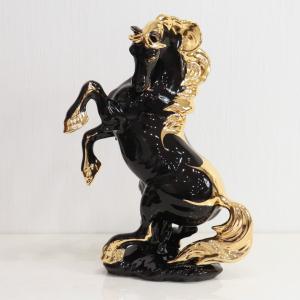 陶器 動物 馬 置物 イタリア製 完成品 ヨー...の詳細画像3