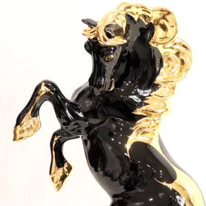 陶器 動物 馬 置物 イタリア製 完成品 ヨー...の詳細画像4
