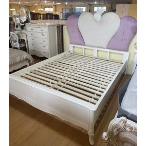 サルタレッリ　フローレンス　クイーン　ワイドダブル　中古 サルタレッリ フローレンス ベッドフレーム クイーンベッド アイボリー