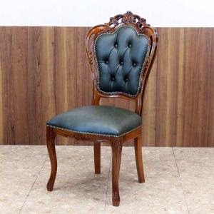 green（グリーン） イタリア製 ダイニングチェア 本革 送料無料猫脚