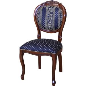 アームチェア イタリア ヒョウ柄 ゴールド 木製 猫脚 完成品 肘付き