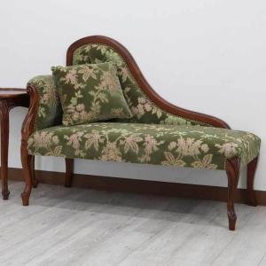 イタリア 二人がけソファー 金華山 グリーン ラブソファ 2P 2人掛け