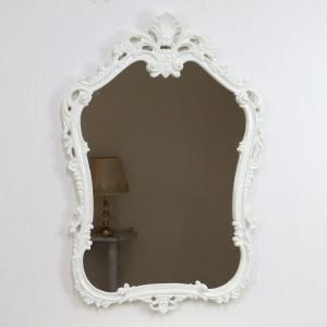 ロココ調 ミラー 鏡 Sサイズ 壁掛け 直輸入 姫家具 ロココ