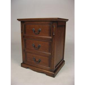 イタリア 3段 チェスト 茶 87cm 象嵌 ロココ調 家具 猫脚 丸脚 完成品