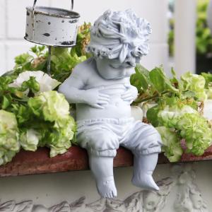 ガーデニング 置物 天使 オーナメント 男の子 メタボくん