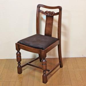 ロココ調 高級家具マボガニ－材 猫脚 アンティーク アームチェアー ダイニングチェア 合皮 ワインレッド マホガニー 猫脚 完成品 レザー