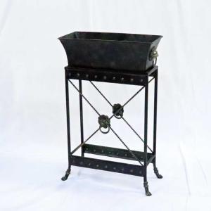 イタリア　ロココ調　SILIK(シリック)　フラワースタンド　花台　飾り台 イタリアロココ調SILIK(シリック)フラワースタンド花台飾り台