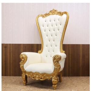 女王様の椅子 クイーン チェア レッド ゴールド アンティーク