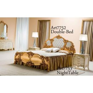 アンティーク 猫脚 装飾 ベッド 寝具 ロココ レリーフ 彫刻 家具