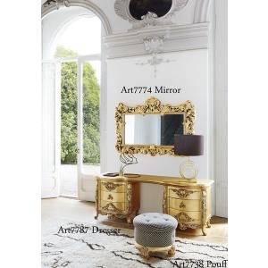 壁掛けミラー SILIK イタリア ロココ 姫系 白家具 シリック 鏡 hokuo_rk-mirror-295