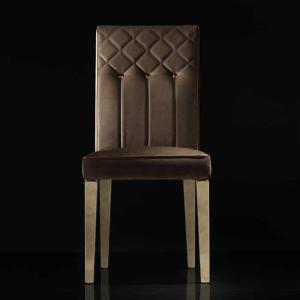 イタリア ダイニングチェア ブラック・本皮 木製 完成品 イス チェア