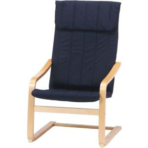 ハイバックチェアー おしゃれ 椅子 木製 北欧 スリム リラックスチェアー リラックスチェアー