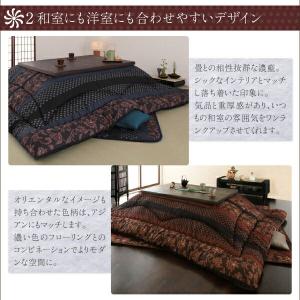 こたつ 布団セット 7尺長方形(90×210c...の詳細画像5