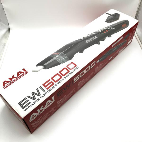 Akai Pro EWI 5000 黒 ウインドシンセサイザー 電子管楽器 ワイヤレス サウンドエデ...