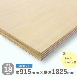 シナベニヤ 準両面 厚さ18mmｘ巾915mmｘ長さ1825mm【5枚セット】75.5kg