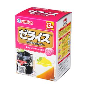 【Ｓ】ウミオス ゼライス 5g×13袋 ５個（１ケース） ゼラチン 顆粒状 小分け 製菓 ゼリー コラーゲン マルハニチロ｜北陸うまいもん屋