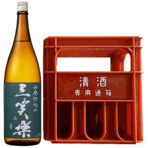 三笑楽 山廃仕込み本醸造 1800ml ６本 （１ケース） 宅配140サイズの商品画像