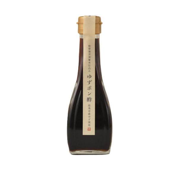 【Ｍ】能登海洋深層水仕込み ゆずポン酢 180ml １０本（１ケース） 【うずまき酢】 宅配80サイ...