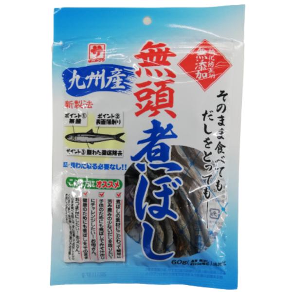 【Ｚ】カクサ 無添加 無頭煮ぼし 60g １０個（１ケース） 宅配80サイズ