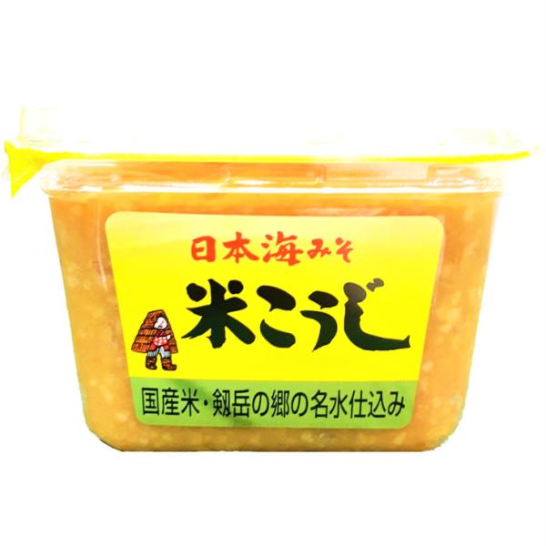 【Ｓ】日本海みそ 米こうじ 500g ８個（１ケース） __ 宅配80サイズ