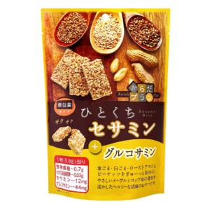 【Ｚ】ＭＤ ひとくちセサミン＋グルコサミン 100g １２個（１ケース） 【からだプラン】 宅配80サイズ【健康応援】 ごま セサミン グルコサミン メープル