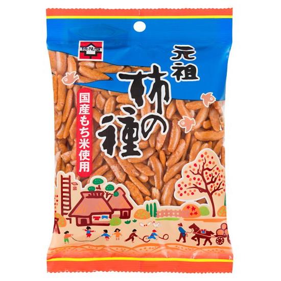 【Ｍ】浪花屋 元祖柿の種M 135g １２個（１ケース） 宅配80サイズ