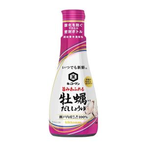 キッコーマン いつでも新鮮 旨みあふれる牡蠣だししょうゆ 200ml ６本（１ケース） 宅配60サイ...