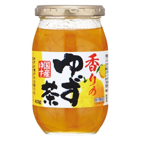 サクラ印 香りのゆず茶 415g １２本（１ケース） 【加藤美蜂園】 宅配100サイズ