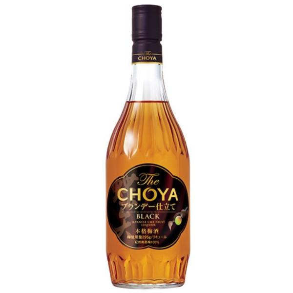 【Ｗ】The CHOYA ブランデー仕立て BLACK 700ml ６本（１ケース） 【チョーヤ】 ...