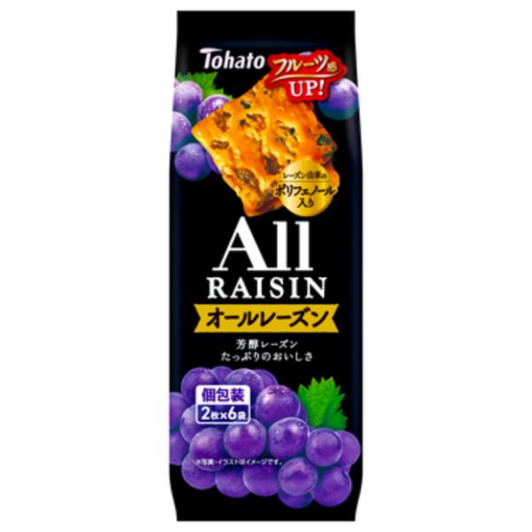 【Ｋ】東ハト オールレーズン 12枚入 １２個（１ケース） 宅配80サイズ