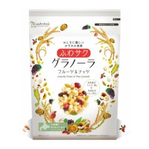 【Ｋ】ふわサク グラノーラ フルーツ＆ナッツ 200ｇ ４個（１ケース） 【日食】