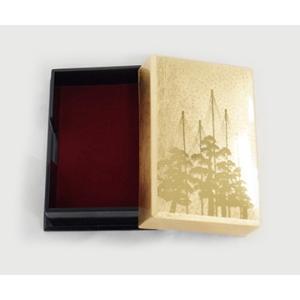 ギフト 金箔 さくだ 名刺入 雪吊り 工芸品 金沢 お土産