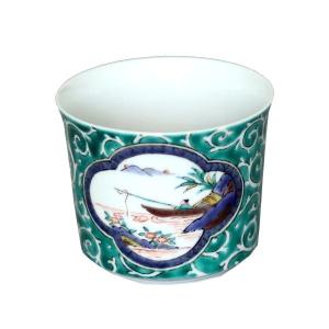 九谷焼 山本長左【宮内庁御用達】九谷焼酒器揃（徳利＆盃セット）天啓