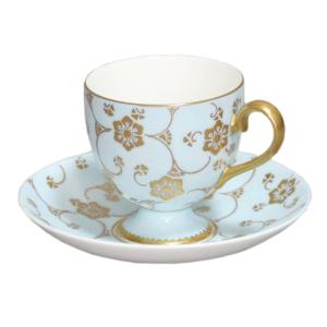 九谷焼 超細密金彩青粒手四君子図四方徳利 一対 九谷焼 超細密金彩青粒