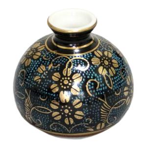 中村陶志人 九谷焼扁壷 Y口小型 雪二雀図 T-222 : 北山堂 - 通販