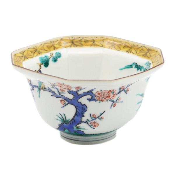 三ツ井為吉 九谷焼小鉢 松竹梅