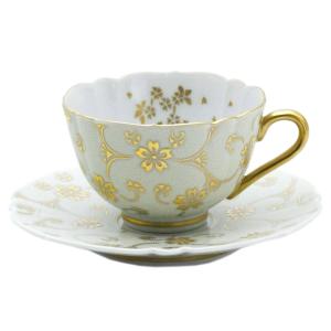 九谷焼 吉田美統【人間国宝】九谷焼飾り皿 釉裏金彩芙蓉文（縄目