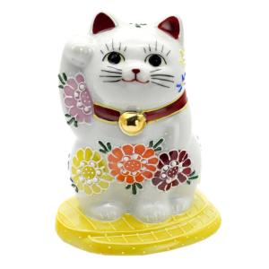 ノリタケ Noritake 置物 招き猫（小）ペアセット 白無地 P45523/AC3623