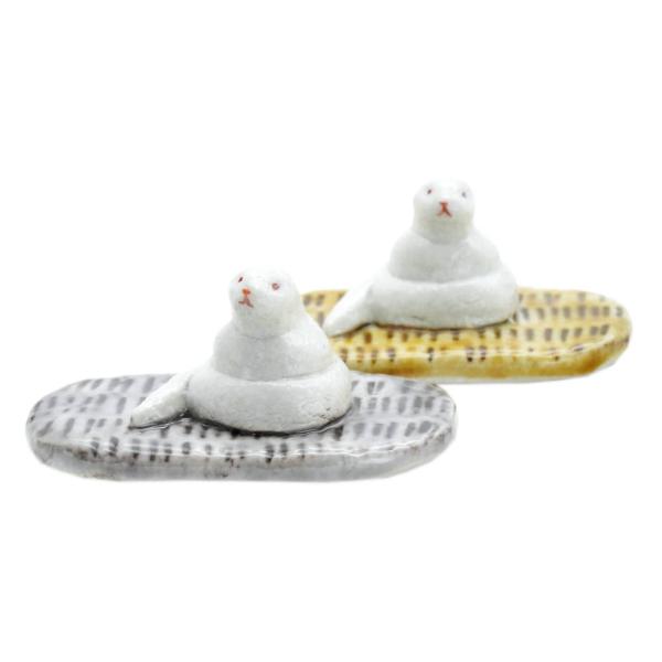 佐藤剛志 九谷焼干支置物 ペア巳