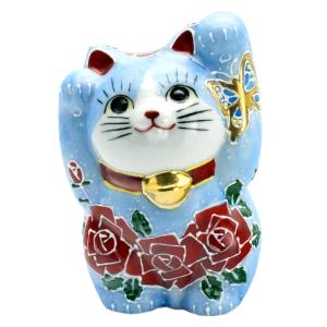 九谷焼 九谷焼ヤモリ 家守 金花詰（しっぽ左巻き）YA-15 : 北山堂