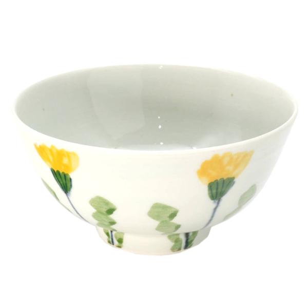 陶房ななかまど 九谷焼飯碗（ご飯茶碗）たんぽぽ