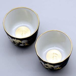 仲田錦玉 九谷焼酒器揃(片口&盃セット)白金盛...の詳細画像2
