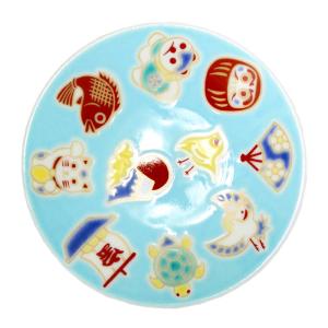 九谷焼 青郊窯4号角皿揃（5枚セット）赤かぶSK-012 : 北山堂 - 通販